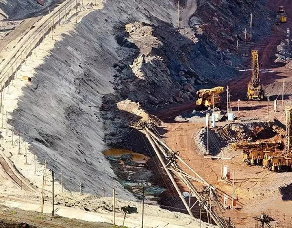 Rio-Tinto-Simandou-Eisenbahn in Guinea